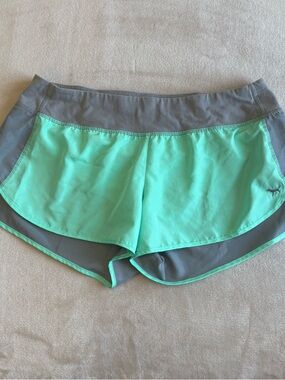 Victoria’s Secret PINK Women's Mint and Gray Active Shorts